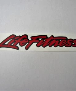 Sign Concepts Life Fitness Decal Red / Black 10" Life Fitness 95T Elevation Series