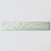 Sign Concepts Pro 2 - White Life Fitness 12" Frame Decal