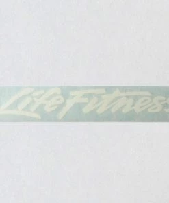 Sign Concepts Pro 2 - White Life Fitness 12" Frame Decal