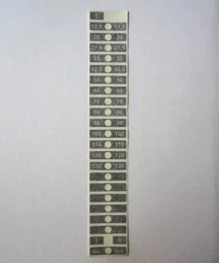 Sign Concepts Weight Stack Decals MJ8 5lb. To 130lb.