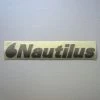 Sign Concepts Nautilus Decal Black W/ Red Outline