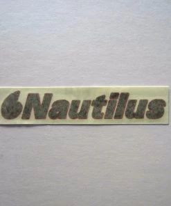Sign Concepts Nautilus Decal Black W/ Red Outline