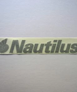 Sign Concepts Nautilus Decal Dark Gray W/ Gray Outline