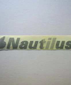 Sign Concepts Nautilus Decal Gray W/ Blue Outline