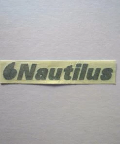 Sign Concepts Nautilus Decal Gray W/ Blue Outline