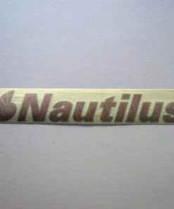 Sign Concepts Nautilus Decal Red W/ Gray Outline