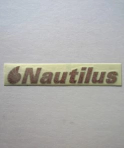Sign Concepts Nautilus Decal Red W/ Gray Outline