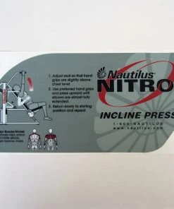 Sign Concepts Nautilus Nitro Incline Press