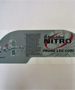 Sign Concepts Nautilus Nitro Prone Leg Curl