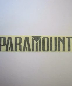 Sign Concepts Paramount Decal Black 11-1/2" X 2-1/2"