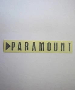Sign Concepts Paramount Decal Black 7" X 1"