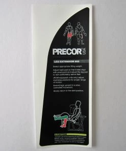 Sign Concepts Precor 605 Leg Extension Icarian Line