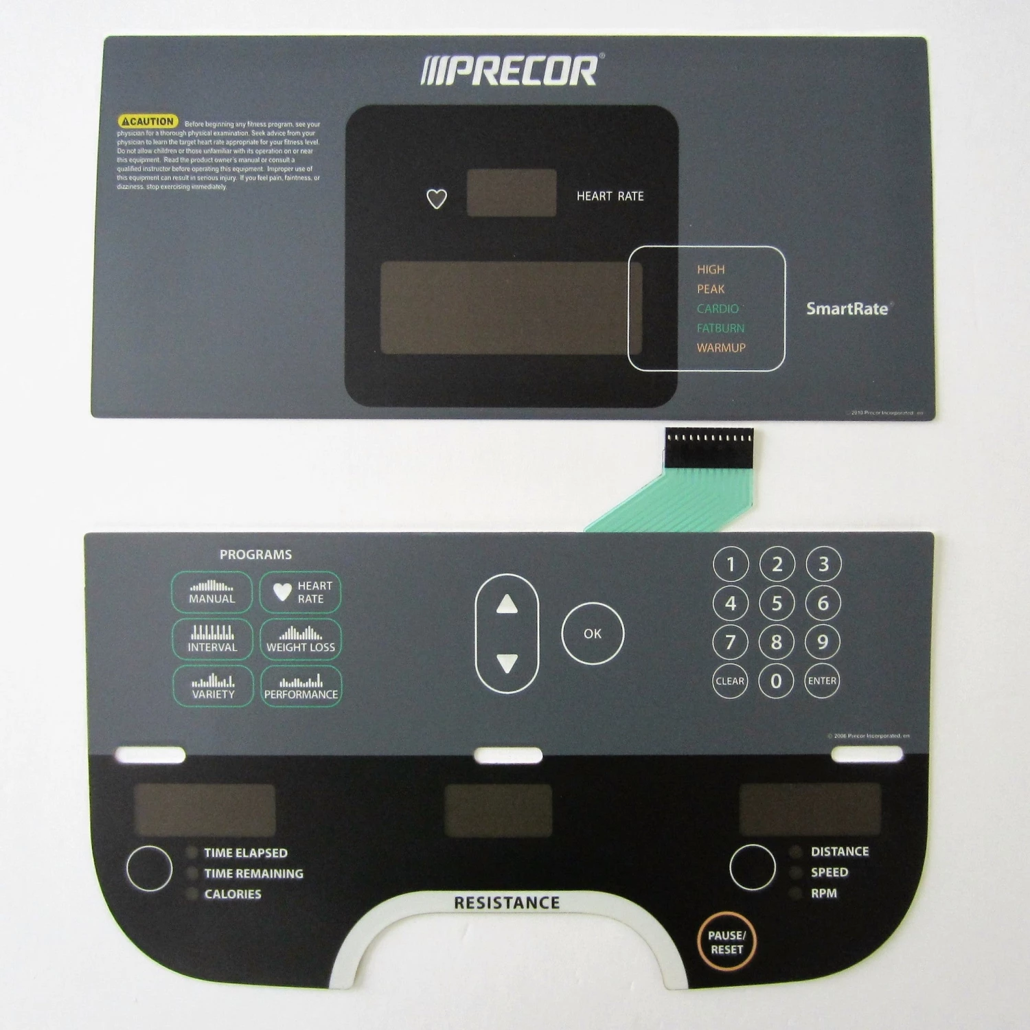 Photo Chemical Precor 846i & 842i Experience Parts Precor 842i Experience Overlay & Keypad Set 1 Photo Chemical Precor 846i & 842i Experience Parts Precor 842i Experience Overlay & Keypad Set