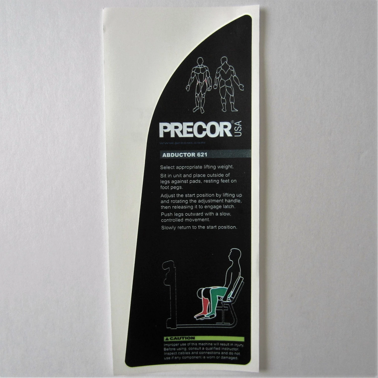 Sign Concepts Precor 621 Abductor Icarian Line 1 Sign Concepts Precor 621 Abductor Icarian Line