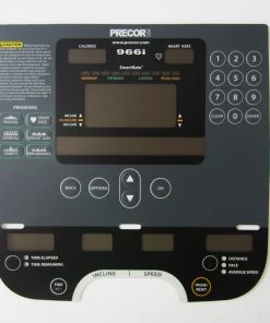 Photo Chemical Precor 966i Experience Overlay Keypad Precor Experience Series Treadmill Parts: 932i / 946i / 954i / 956i / 966i
