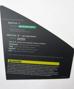 HST Precor C966i Instruction Decal, Right Precor C956i & C966i Soft Touch Treadmill Parts