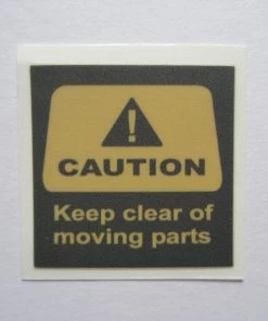 Sign Concepts Precor AMT 100i Parts Precor Caution Decal 1-3/8" X 1-3/8"