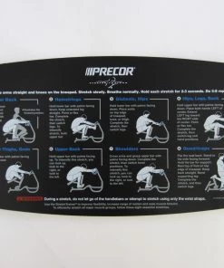 Cutting Edge Plastics Precor Stretch Trainer Placard V2