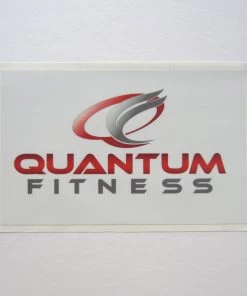 Sign Concepts Quantum Fitness Shroud Decal 11" X 7" Assorted Decals