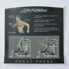 Sign Concepts Life Fitness Signature Chest Press Instruction Decal