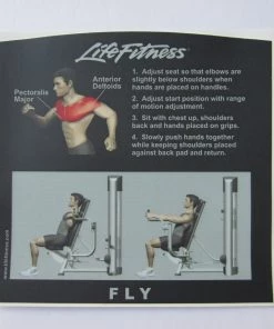 Sign Concepts Life Fitness Signature Fly Instruction Decal