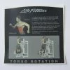 Sign Concepts Life Fitness Signature Torso Rotation Instruction Decal