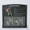 Sign Concepts Life Fitness Signature Leg Extension Instruction Decal