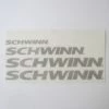 Sign Concepts Schwinn AC Frame Decal Set Grey On Clear (4)
