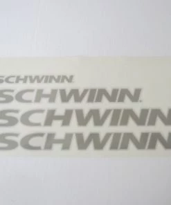 Sign Concepts Schwinn AC Frame Decal Set Grey On Clear (4)