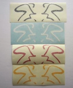 Sign Concepts Spin Mascot "Left & Right" Decal Set 1-1/2" X 1-1/2"