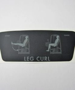 Sign Concepts TechnoGym Leg Curl Selection Line