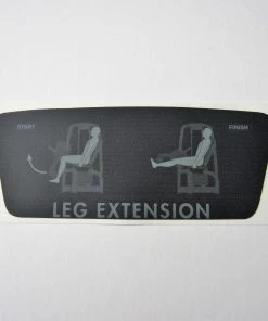 Sign Concepts TechnoGym Leg Extension Selection Line