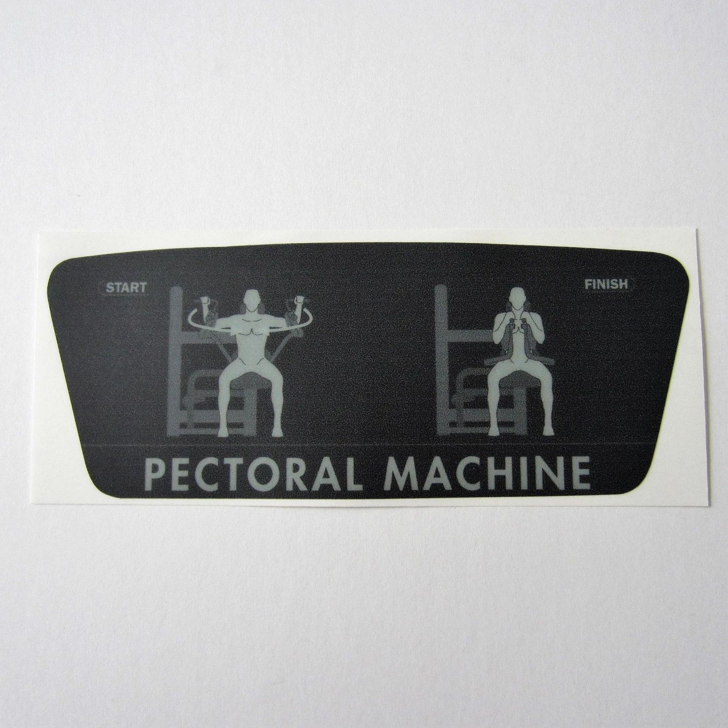 Sign Concepts TechnoGym Pectoral Machine Selection Line 1 Sign Concepts TechnoGym Pectoral Machine Selection Line