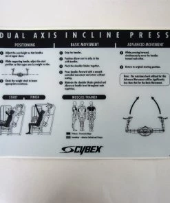 Sign Concepts Cybex VR2 Dual Axis Incline Press