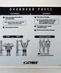 Sign Concepts Cybex VR2 Overhead Press