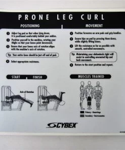 Sign Concepts Cybex VR2 Prone Leg Curl
