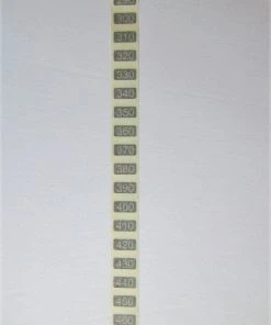 Sign Concepts Weight Stack Number Decals 10lb. To 250lb. & 260lb. To 500lb. Increments Of 10lb. Weight Stack Decals