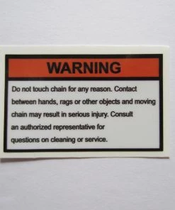 Sign Concepts Warning Decal 2-1/2" X 1-1/2" Schwinn