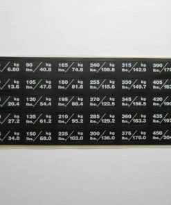 Photo Chemical Weight Stack Decals Weight Stack Number Overlays 7 Photo Chemical Weight Stack Decals Weight Stack Number Overlays
